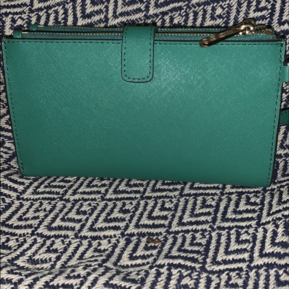 Michael Kors Saffiano Leather Wristlet Wallet